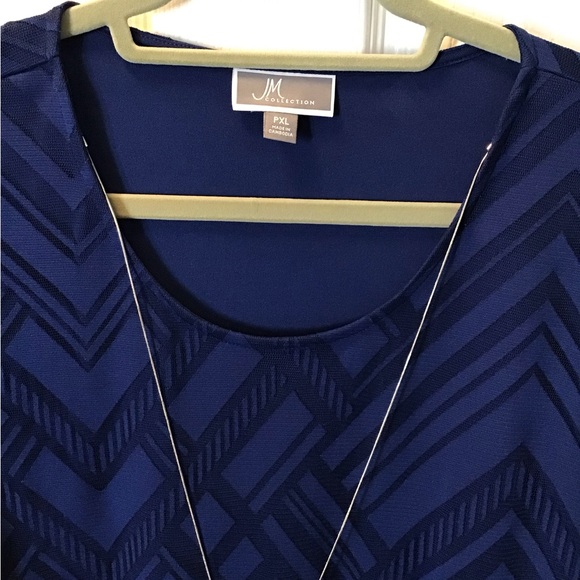 NWOT! JM Collection Blouse PXL - Picture 3 of 5